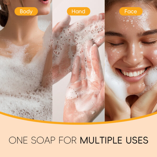 Wash Face Vitamin C Handmade Turmeric Soap - Image 4